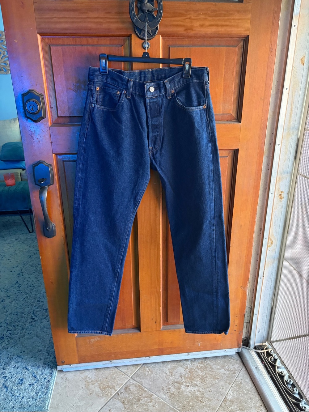 Levi's Men's Straight Dark Indigo Jeans
